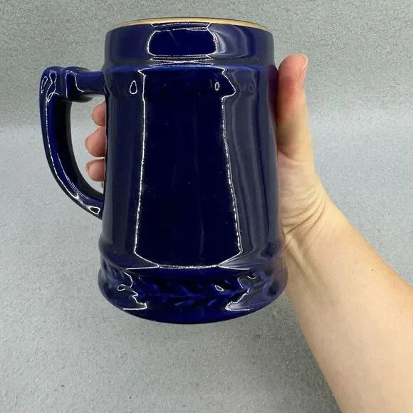 University of California Blue Gold Ceramic Beer Collegiate Stein Mug - Picture 4 of 4